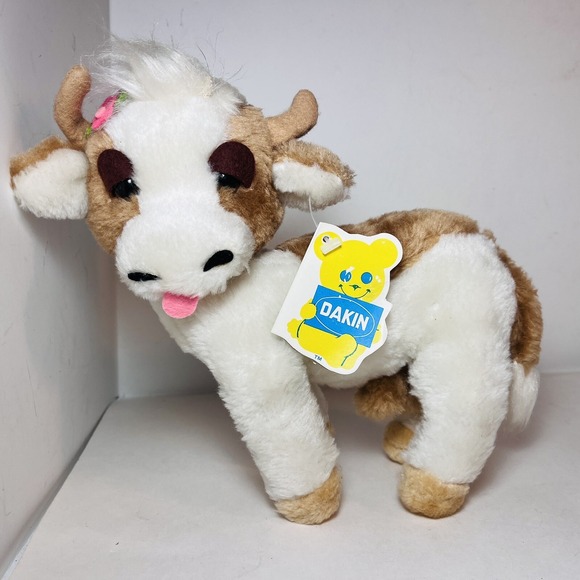 Dakin Other - Vintage 1977 Dakin NatureBabies Buttercup Cow Plush 31-1921 With Tags